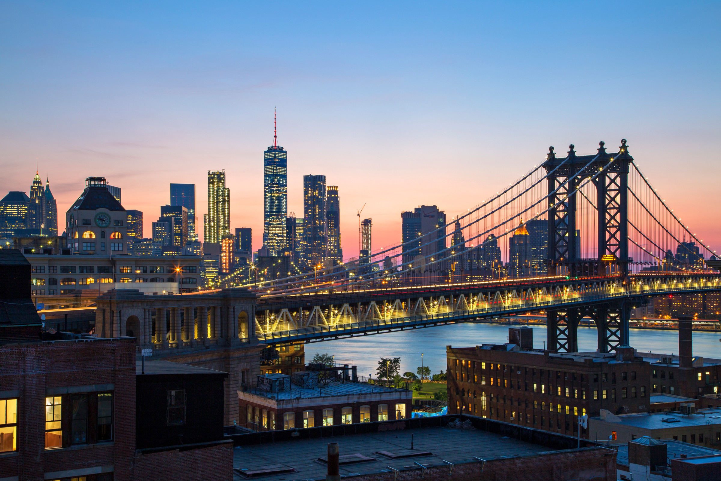 Rooftop views: Manhattan Bridge
